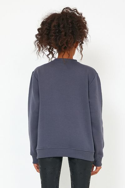 GENIUS STORE Store Women's Sweatshirt with Fleece Printed Oversize Outdoor Sweatshirt