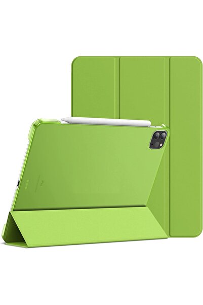 AQUA AKSESUAR İpad Pro 11 1/2/3/4. Nesil Kılıf Pu Deri Smart Standlı Case 201...