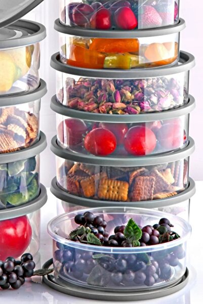 Open Home Concept Set of 12 Round Microwave & Freezer Compatible Trio Storage Container X4 0.75 Lt/1 Lt/1.5 Lt