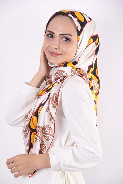AWAM SILK Awam Silk Large Size 100% Pure Silk Scarf 110*110