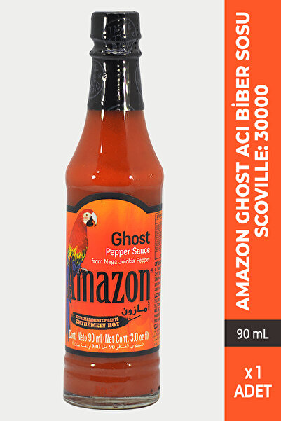 Amazon Pepper Acı Sos Amazon Ghost Scoville 30.000 90ml