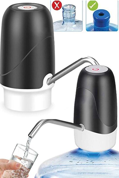 MOBEE Starmax Usb Ile Şarj Edilebilir Elektrikli Otomatik Damacana Su Pompası...