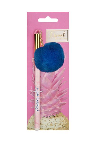 AGT Blue Pompom Lu - Pyrust Ballpoint Pen