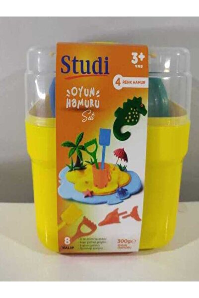 Studi Oyun Hamuru Plaj Kum Kürek Figürlü Set