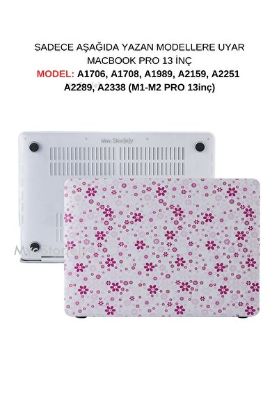 Mcstorey Macbook Pro Kılıf 13inç M1 M2 Çip Sert Kılıf A1706 A1708 A1989 A2159...