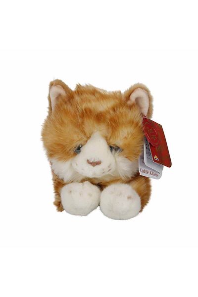 Sunman Yellow Cat Plush - Lying 32 cm