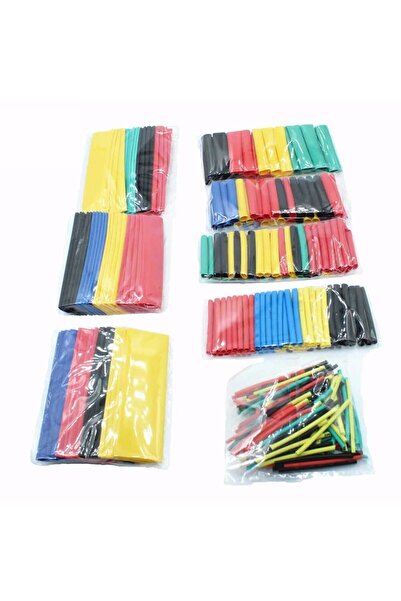 Nest Isıyla Daralan 164 Parça Makaron Kablo Tamir Yalıtım Seti-ıphone Şarj Kablo Koruyucu