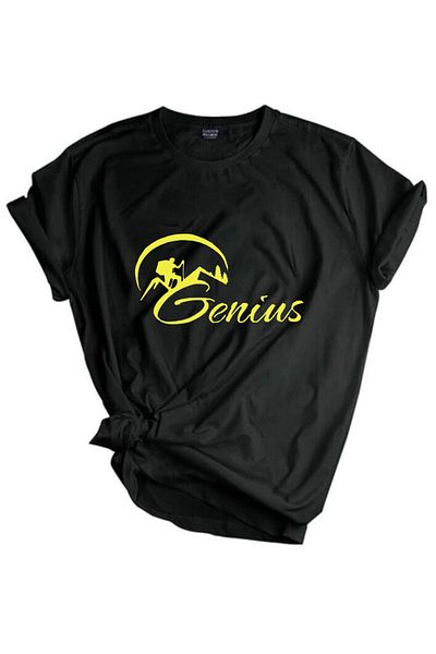 GENIUS STORE Αποθηκεύστε Unisex εμπριμέ μπλουζάκι εξωτερικού χώρου σε κανονικό μέγεθος T-shirt