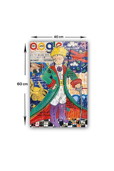 Decorita Masa din sticla |   Seria Popart |   Micul Prinț |