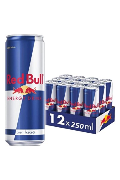 Red Bull Redbull Enerji Içeceği 250 Ml Original X 12 Adet