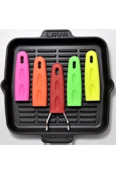 Lava 21*21 cm Griddle Silicone Handle Cast Iron Grill