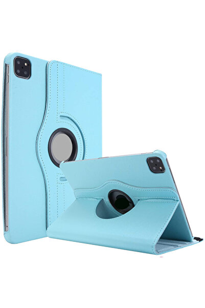 UnDePlus Apple Ipad Pro 12.9 5. Nesil 6. Nesil Kılıf 360 Dönebilen Standlı Ca...