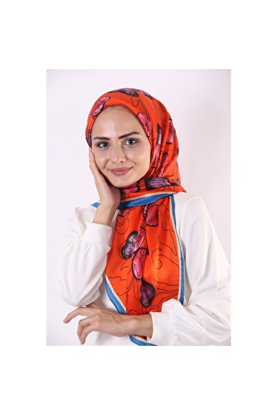 AWAM SILK أوام حرير مقاس كبير إيشارب حرير خالص 100% 110*110