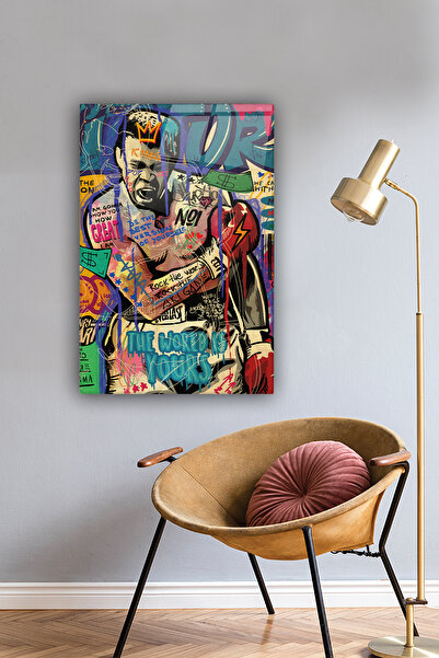 Decorita Stakleni sto | Popart serija | Muhamed Ali |