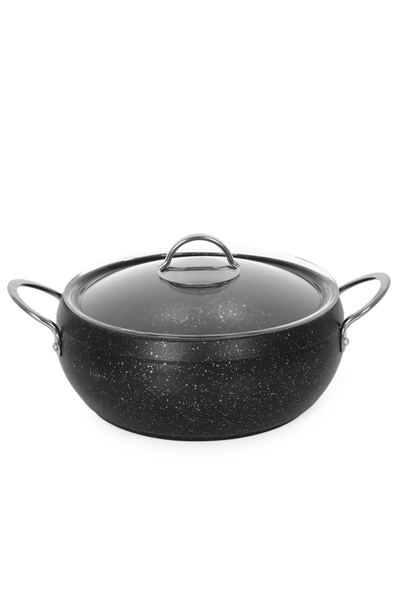 FİTHOME CAST GRANITE STEEL HANDLE DEEP FOOD POT