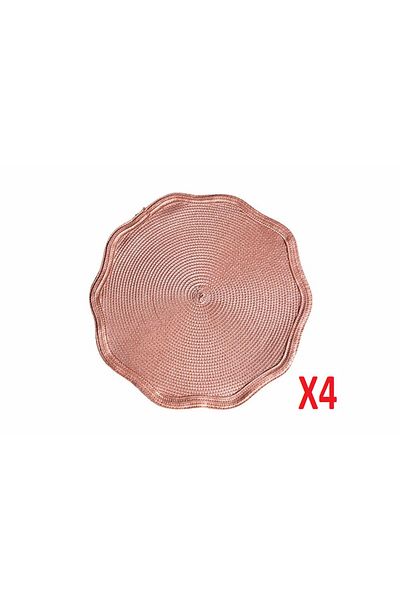 Porland Priya Dried Rose Placemat 38cm 4-Piece 04STY007370