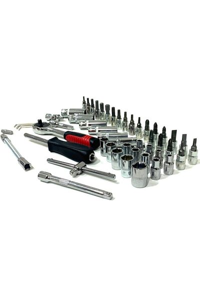 emsa 53 Pcs Socket Set 1/4 Set Bits Bit Set Socket Set