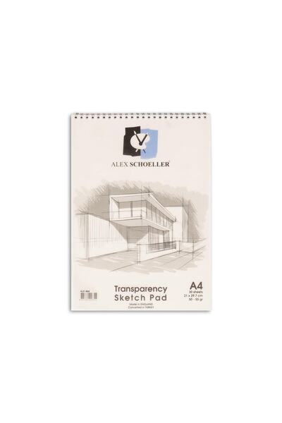 Alex Schoeller Aydınger Defter Eskiz Spiralli 30 Yp A4 50/55 Gr Alx-864