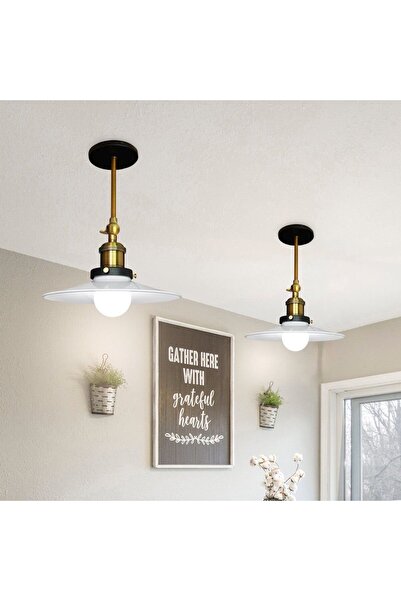 RİOLİGHT RETRO,VİNTAGE MAFSALLI 1XE27 HAREKETLİ BAŞLIK PLOFONYER AVİZE ÇAP:23...