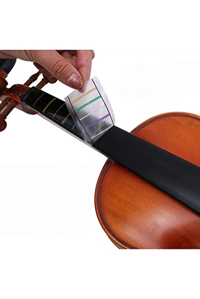happypotam 1\2 keman-nota-etiket-kolay öğrenme-sticker-klavye-çıkartma-violin-keman aksesuar