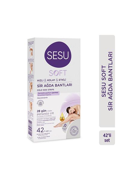 Sesu Waxing Tape 42 Pack Soft--Hidden Beauty--