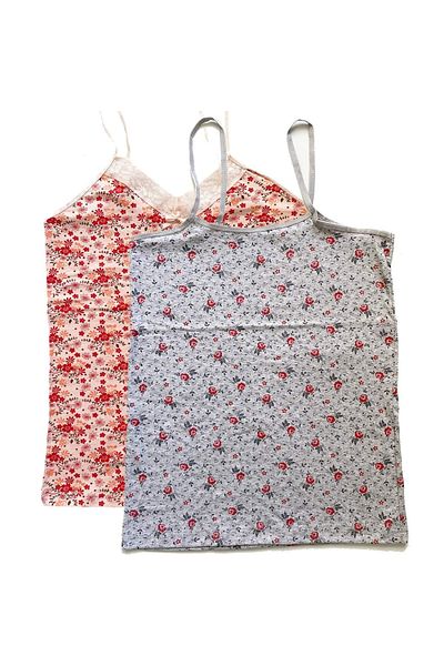 BELLA NOTTE Women's Lacy Patterned Athlete - 2 Pieces of Cotton Combed D1-2