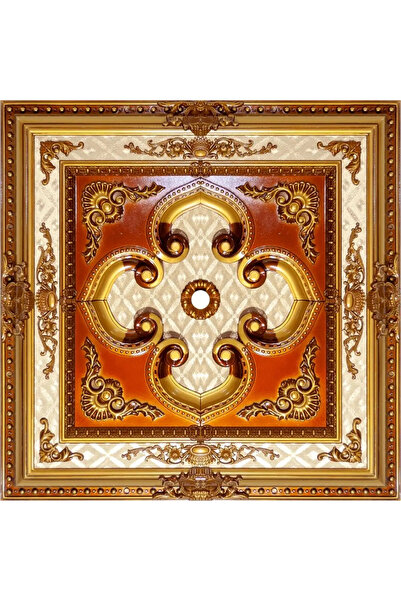 DECOGOLD Kare 90*90 Kahve Eskitme Saray Tavan
