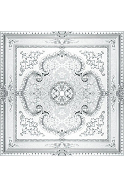 DECOGOLD Kare 120*120 Gümüş Saray Tavan
