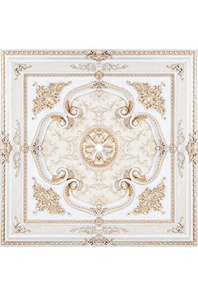 DECOGOLD Kare 120*120 Bronz Saray Tavan