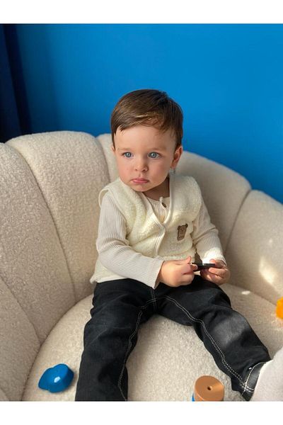 Arel Kids White Welsoft Vest