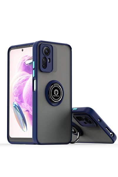Rivor Xiaomi Redmi Note 12s 4g Kılıf 3d Kamera Korumalı Buzlu Kenarları Renkl...