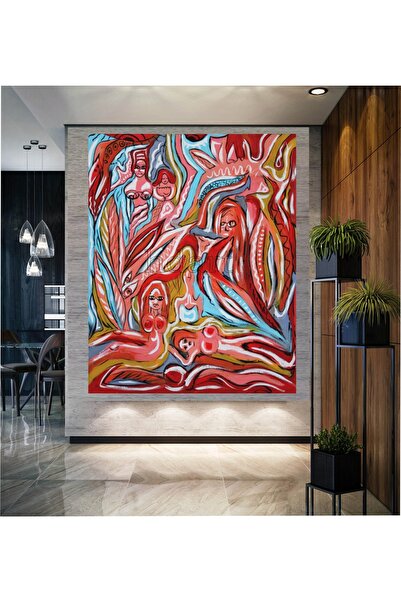 HDART Soyut Kadın Kadınlar Duvar kanvas Tablo Tabloları Tablosu