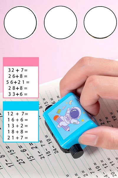 For Prime Math Addition Processes Stamp Fun and Educational Addition Learning Stamp for Children