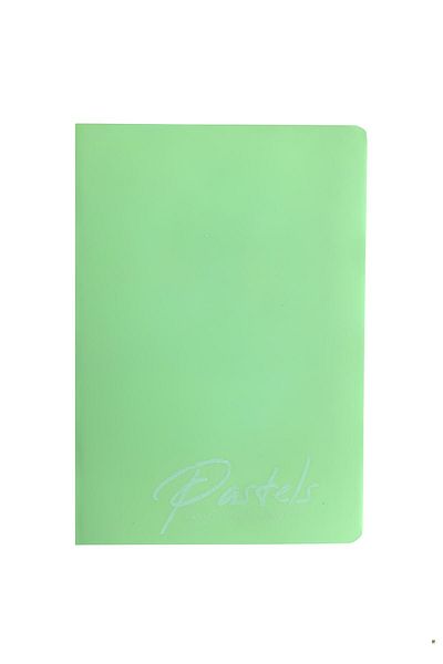 Gıpta Pastels Wire Stitched Checked Notebook with Pastel Paint Cover 80 Sheets 10x15
