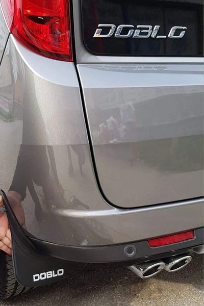 FA OTOMOTİV Fiat Doblo Mudflap Set of 2 (Fender - Dust Cover) Compatible