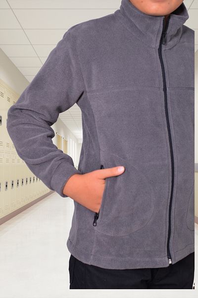 yakamor Winter Thick Smoked Boy's Fleece Coat