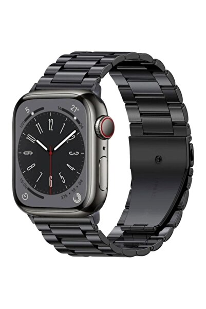 ecocenter Apple Watch Seri 2 3 4 5 6 7 8 uyumlu 42 44 45 49 mm Metal Kordon