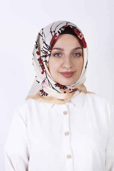 AWAM SILK Awam Silk 100% Pure Twill Silk Scarf 90*90