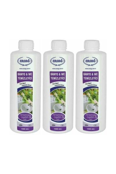 Ersağ Antibakteriyel Banyo Wc Temizleyici 3 Adet X 1000 Ml.