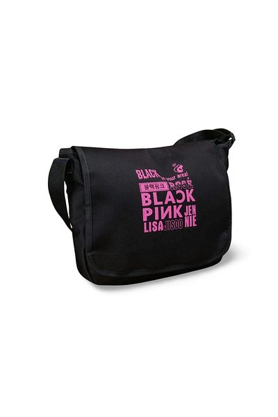 Kpop Dünyasi Blackpink ''In Your Area Collage'' Large Size Messenger Bag