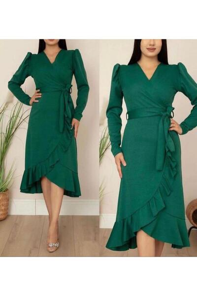 CİXAPLE Μακρυμάνικο φόρεμα Crep