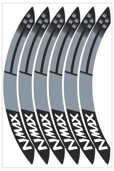 PROMOT YAMAHA NMAX SCOOTER JANT ŞERİDİ YAMAHA N MAX JANT STİCKER YAMAHA N-MAX...