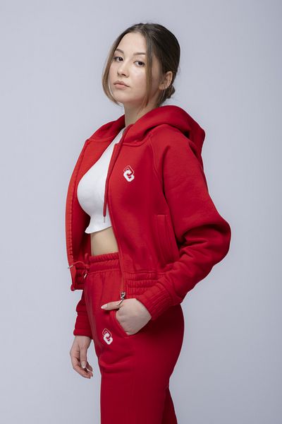 SELF CONTROL Women's Basic Elastic Premium Tracksuit Set