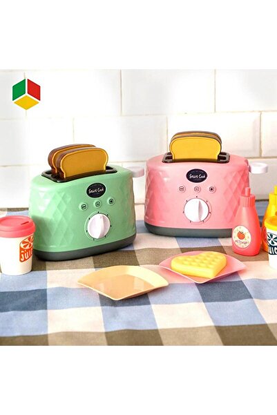 Birlik Oyuncak Toaster Ld665A-Ld665B,Toaster Toy for Kids Green