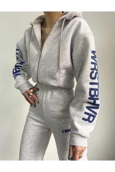 SELF CONTROL Γυναικείο Σετ φόρμας με φερμουάρ Wrst Indigo Premium