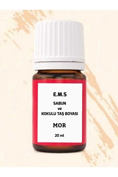 E.M.S AVM Mor Sabun Ve Kokulu Taş Boyası Sabun Boyası Kokulu Taş Boyası Kolon...