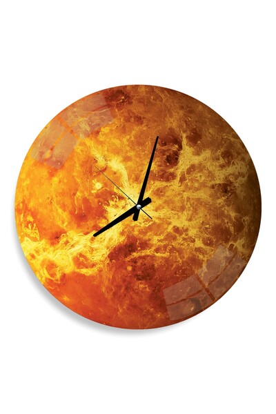 EMYA HOME ساعة فينوس زجاجية - 40 سم