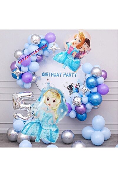 DÜVENCİ TİCARET Çıtıpıtıstore Frozen Temalı Balon Seti