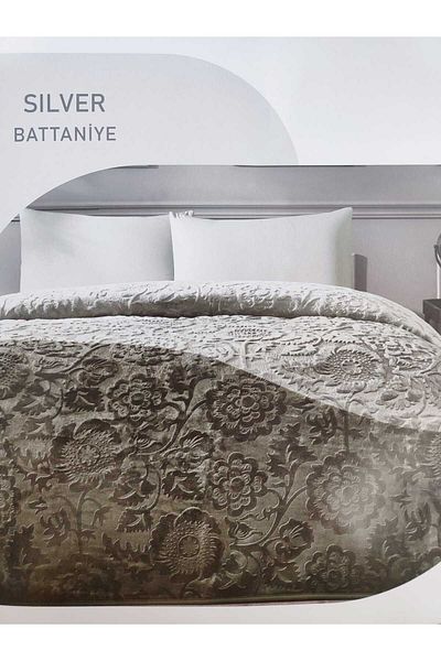 Özdilek ÖZDİLEK SİLVER EMBOS GREEN SINGLE BLANKET