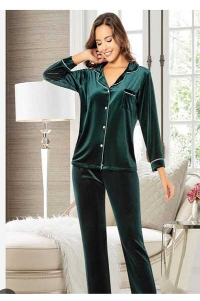 Gürlek Home Set pijamale din catifea Xses